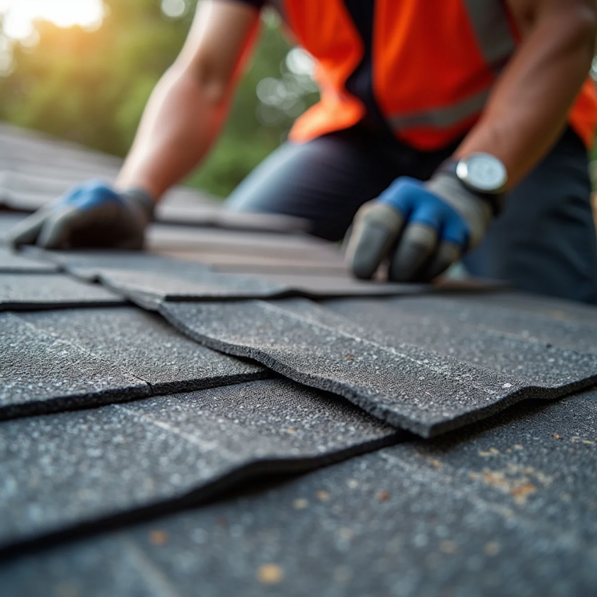 Detailed roofing illustration and technical guide for How to Spot Hail Bruises and Wind Creases on Houston Shingles After Severe Weather