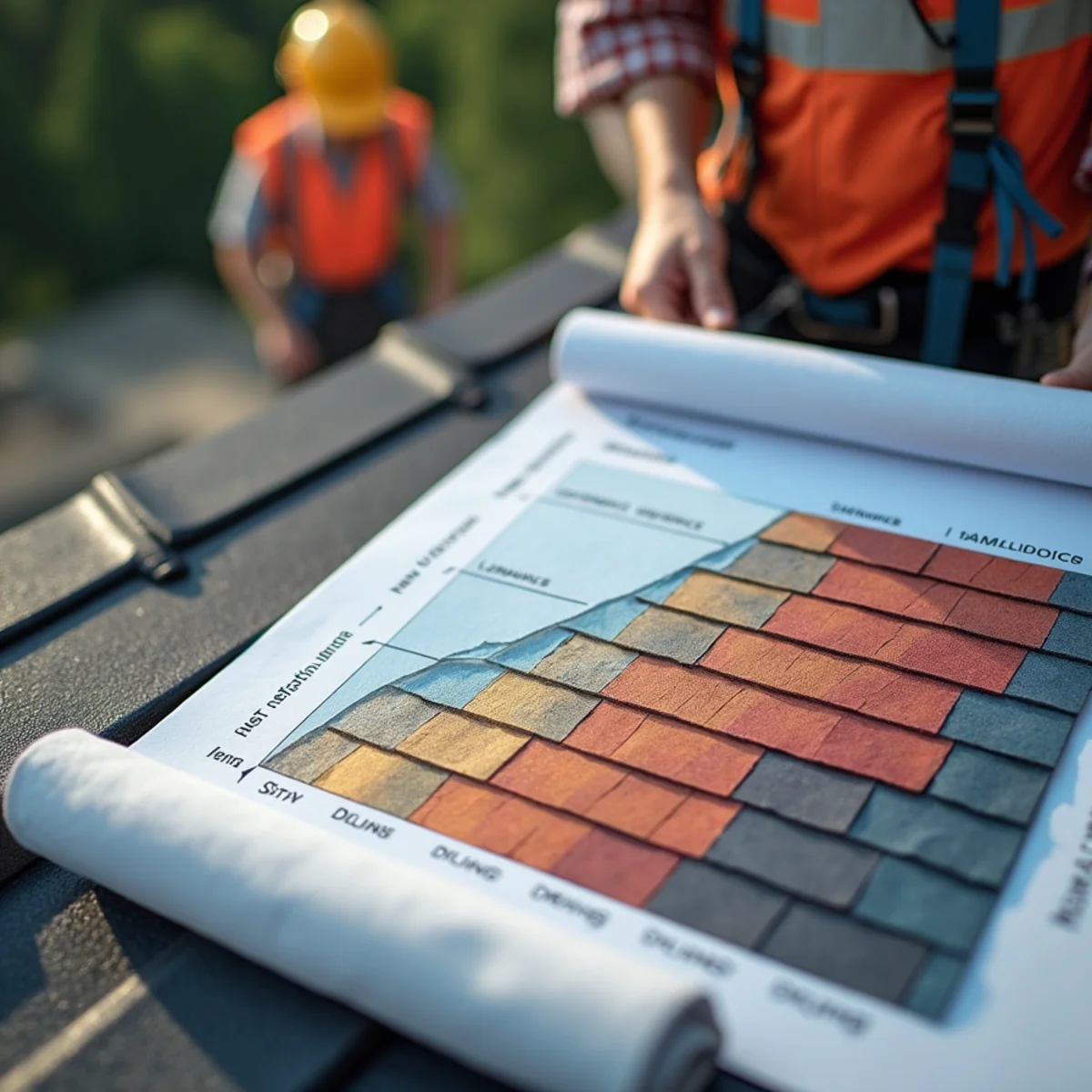 Detailed roofing illustration and technical guide for Standing Seam Metal vs. Architectural Shingles: Best Value for Houston's Climate