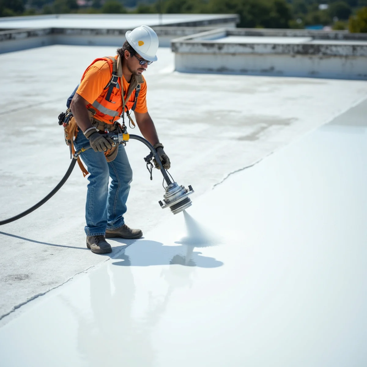 Commercial Silicone Roof Coatings installation and repair execution by PRIME REPAIR SERVICES L&R LLC in Houston TX