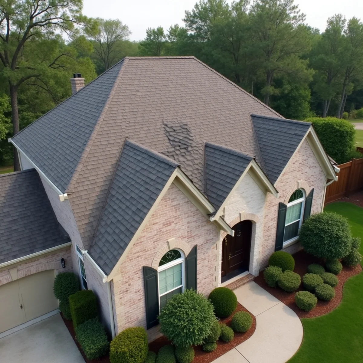 Residential roofing architecture and roofline in Atascocita, TX