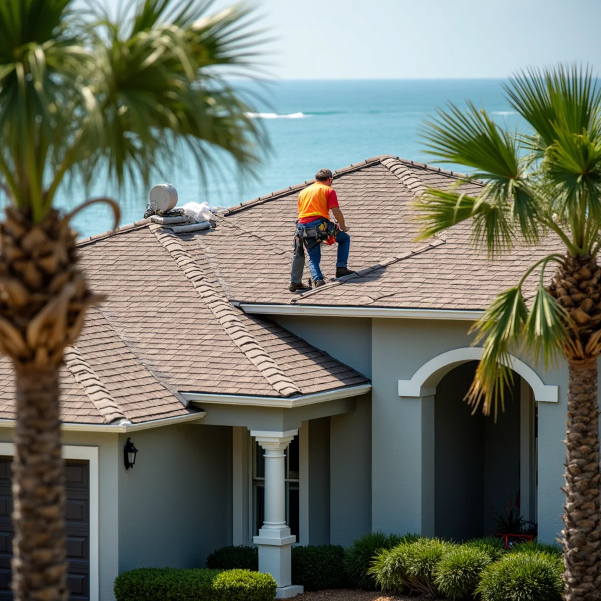 Residential roofing architecture and roofline in Baytown, TX