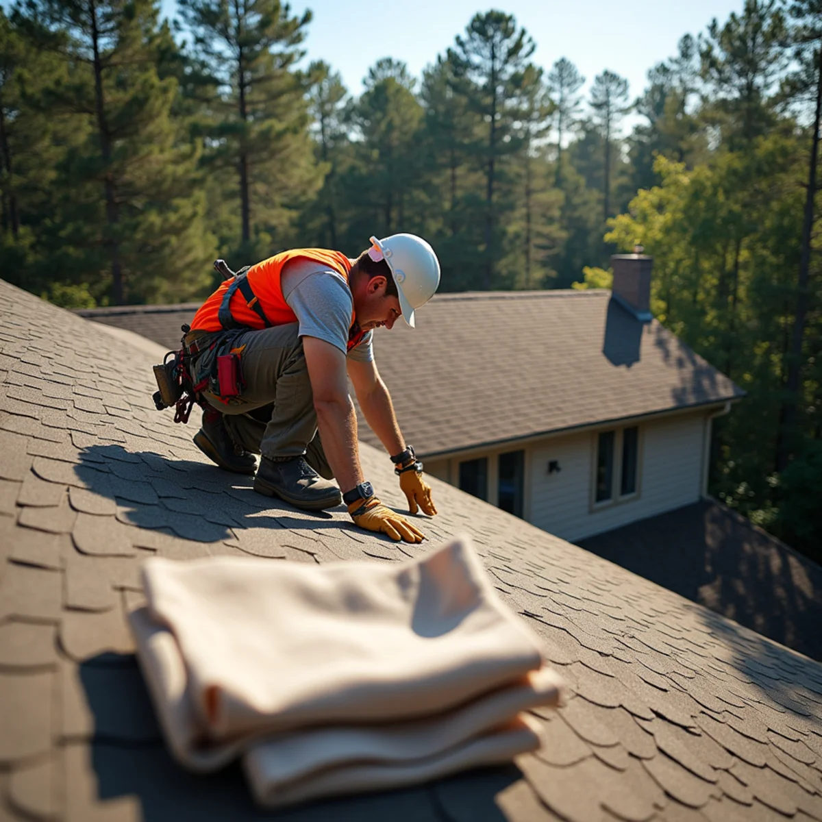 Residential roofing architecture and roofline in Cleveland, TX
