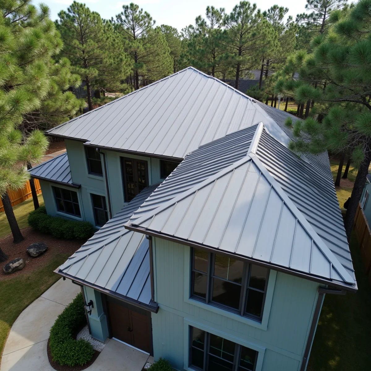 Residential roofing architecture and roofline in Crosby, TX
