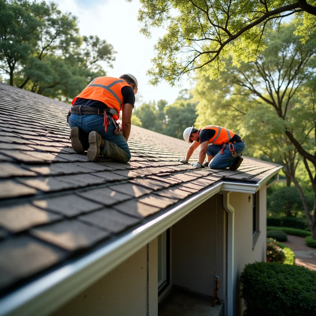 Residential roofing architecture and roofline in Highlands, TX