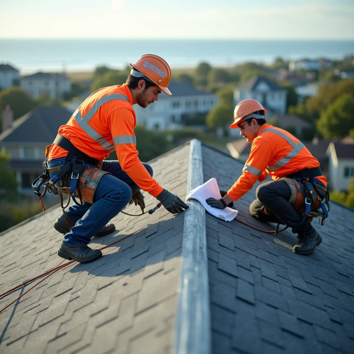 Residential roofing architecture and roofline in Hitchcock, TX