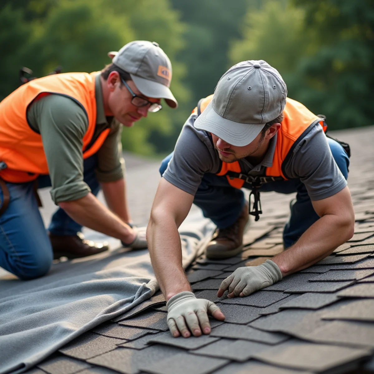 Residential roofing architecture and roofline in Humble, TX