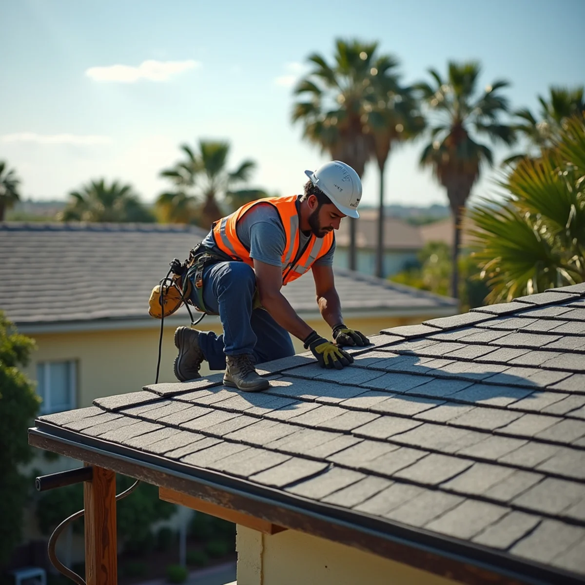Residential roofing architecture and roofline in Kemah, TX