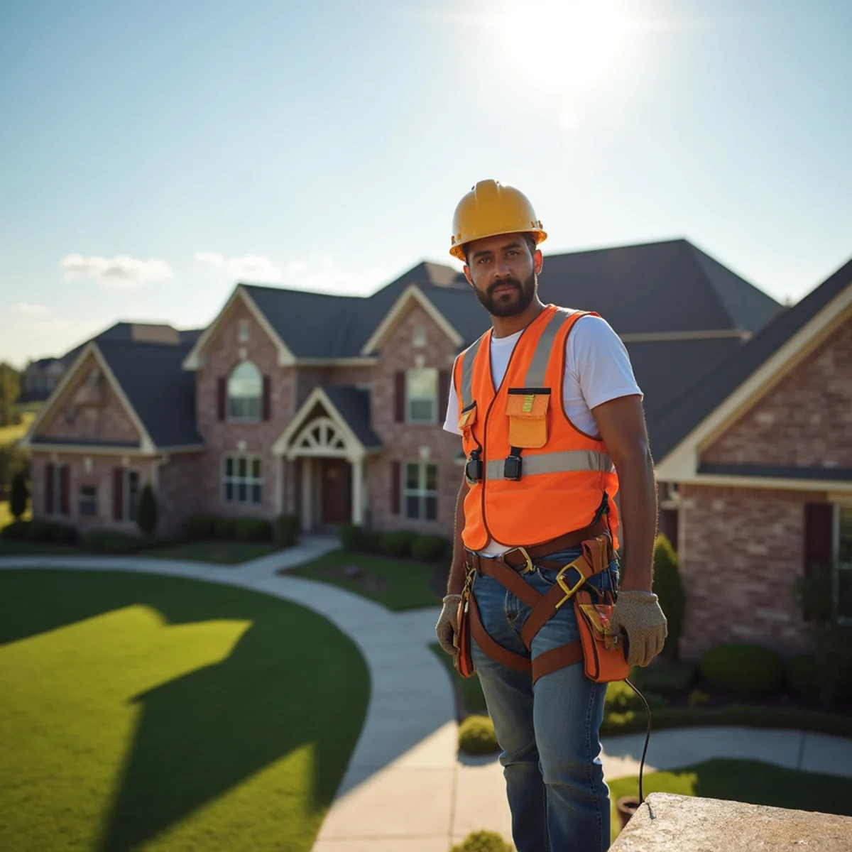PRIME REPAIR SERVICES L&R LLC roofing crew working on a home in Missouri City, TX