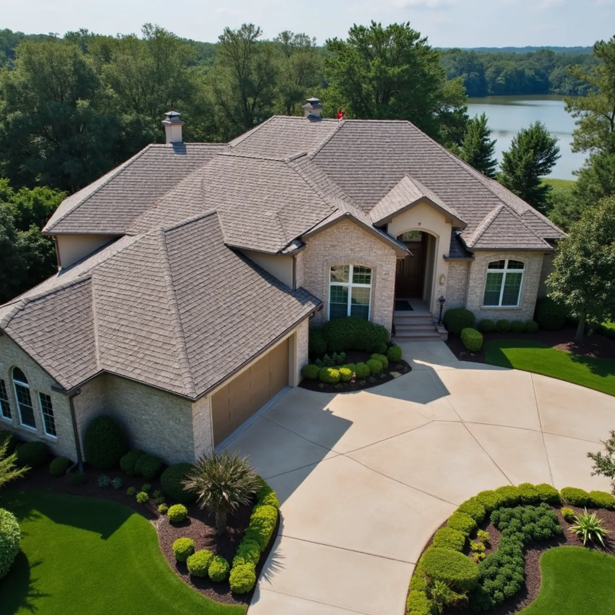 Residential roofing architecture and roofline in Montgomery, TX
