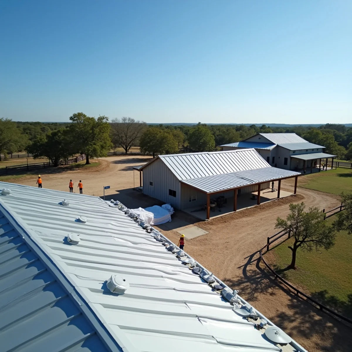 Residential roofing architecture and roofline in Pinehurst, TX