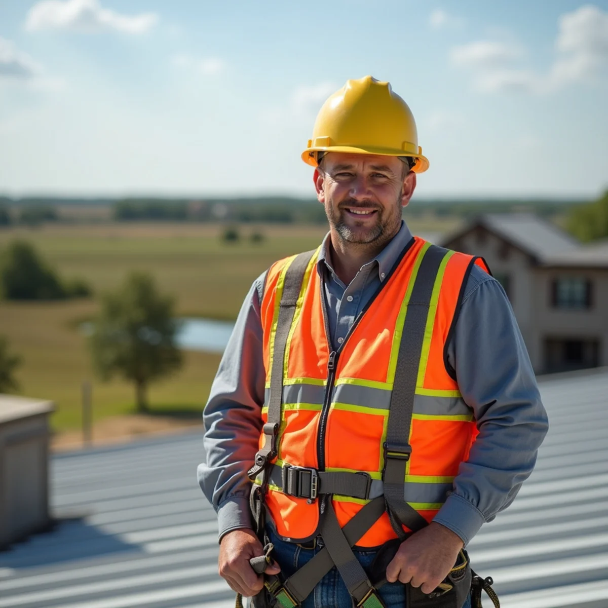 PRIME REPAIR SERVICES L&R LLC roofing crew working on a home in Simonton, TX