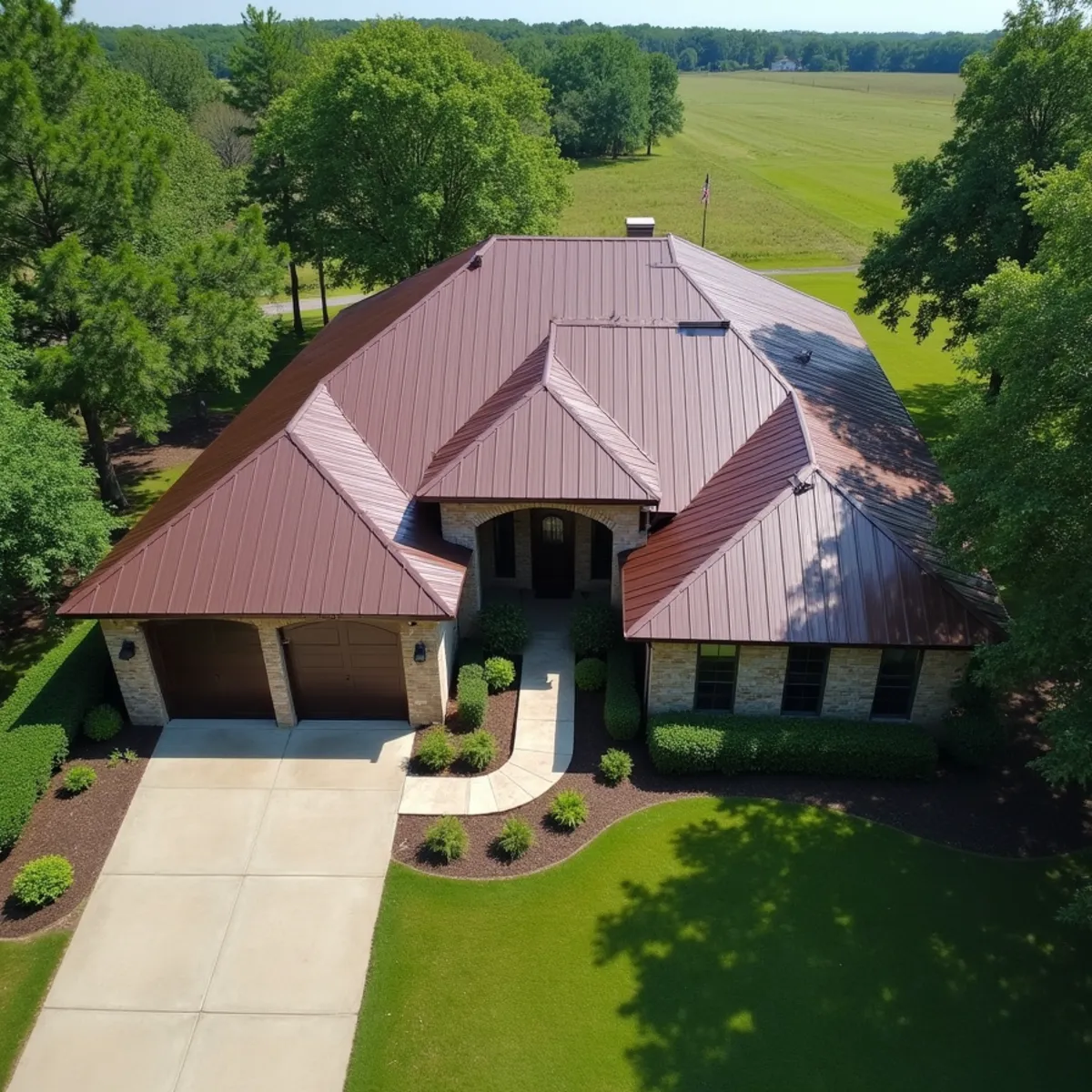 Residential roofing architecture and roofline in Tomball, TX